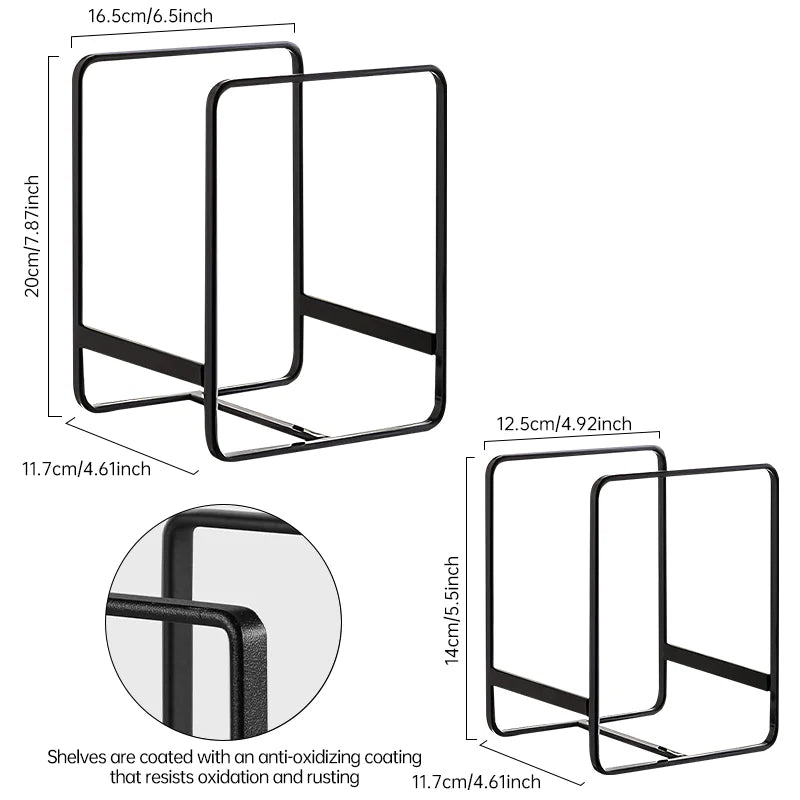 Metal Kitchen Plate Organizer
