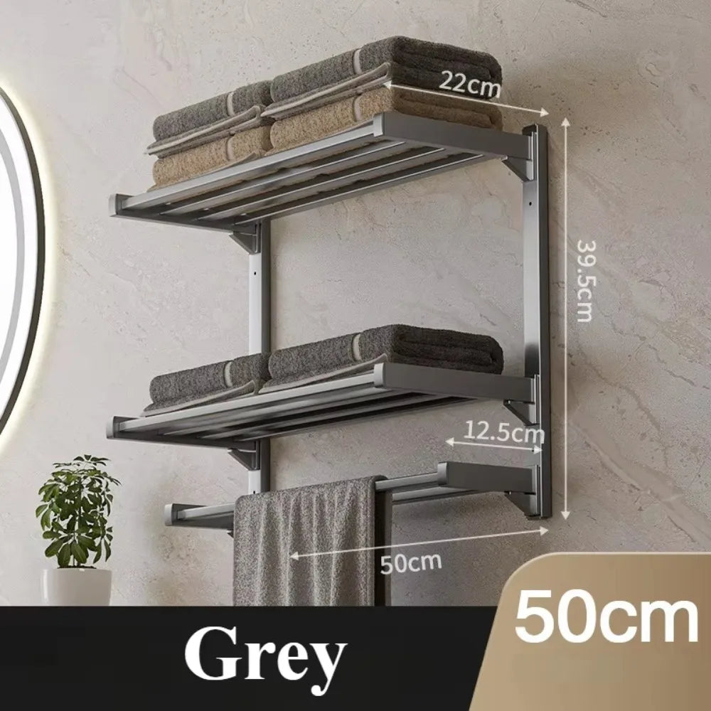 Wall-Mounted Towel Rack