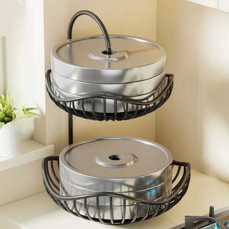 Decorative Modern Fruit Basket Vegetable Bread Holder Fruit Storage Rack Serving Tray Home Kitchen