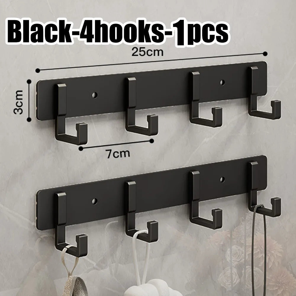 Modern Black Wall Coat Rack