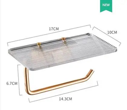 Luxry Aluminium Bathroom Organizer