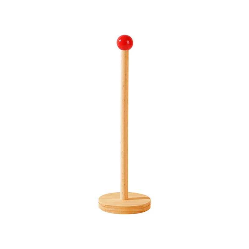 Wooden Vertical Paper Towel Holder