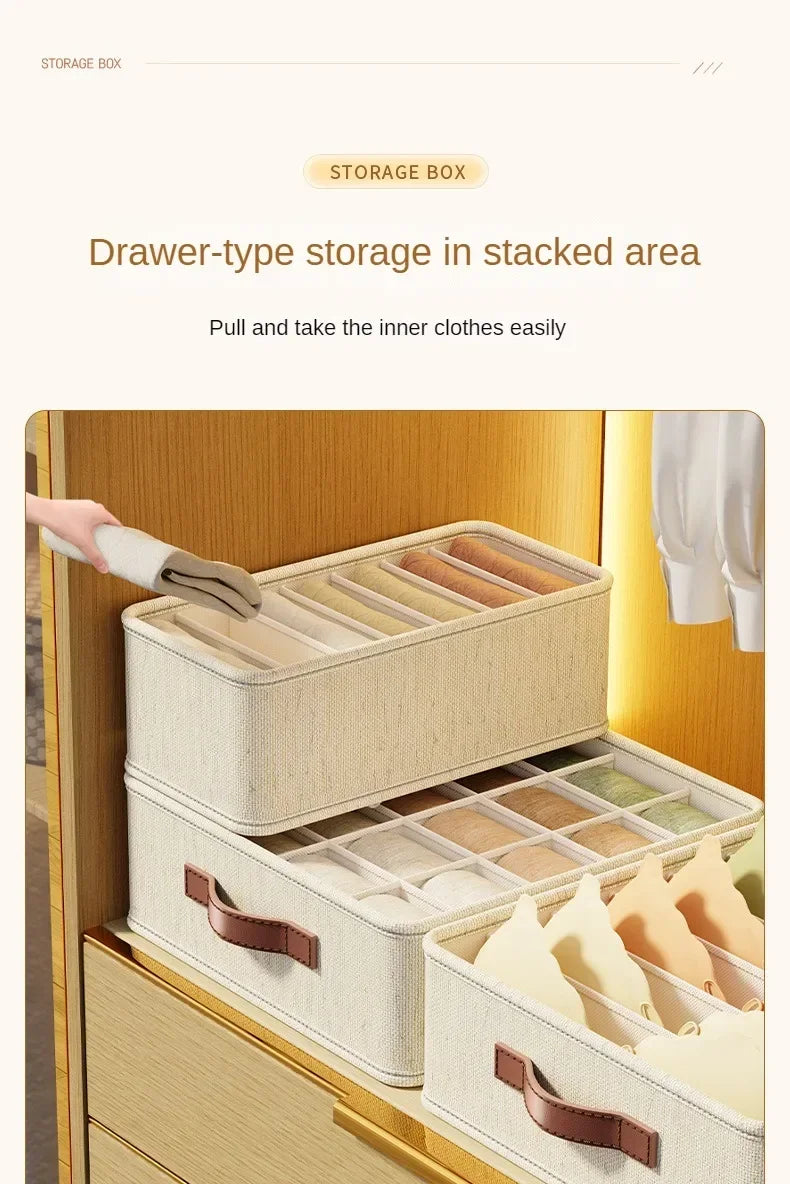 Multifunctional Foldable Drawer Organizer
