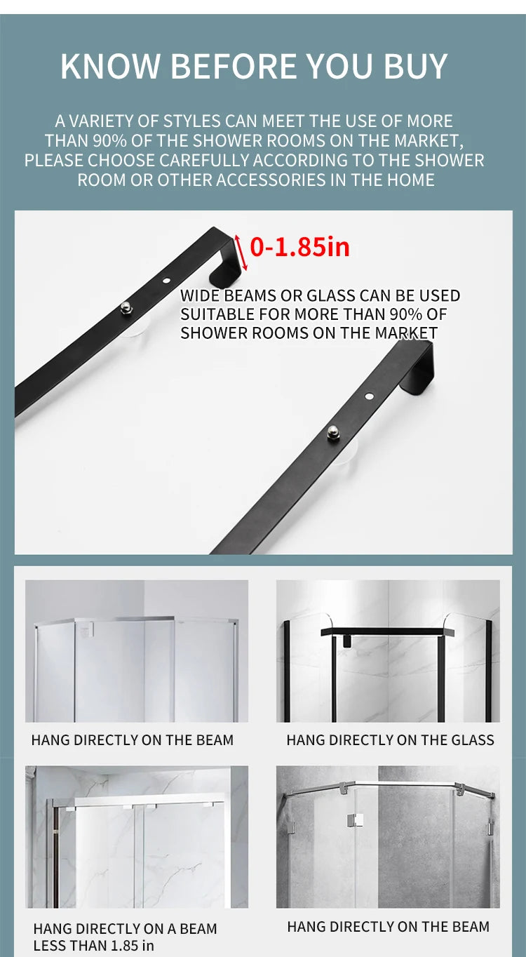 Minimalist No-Drill Bathroom Shelf