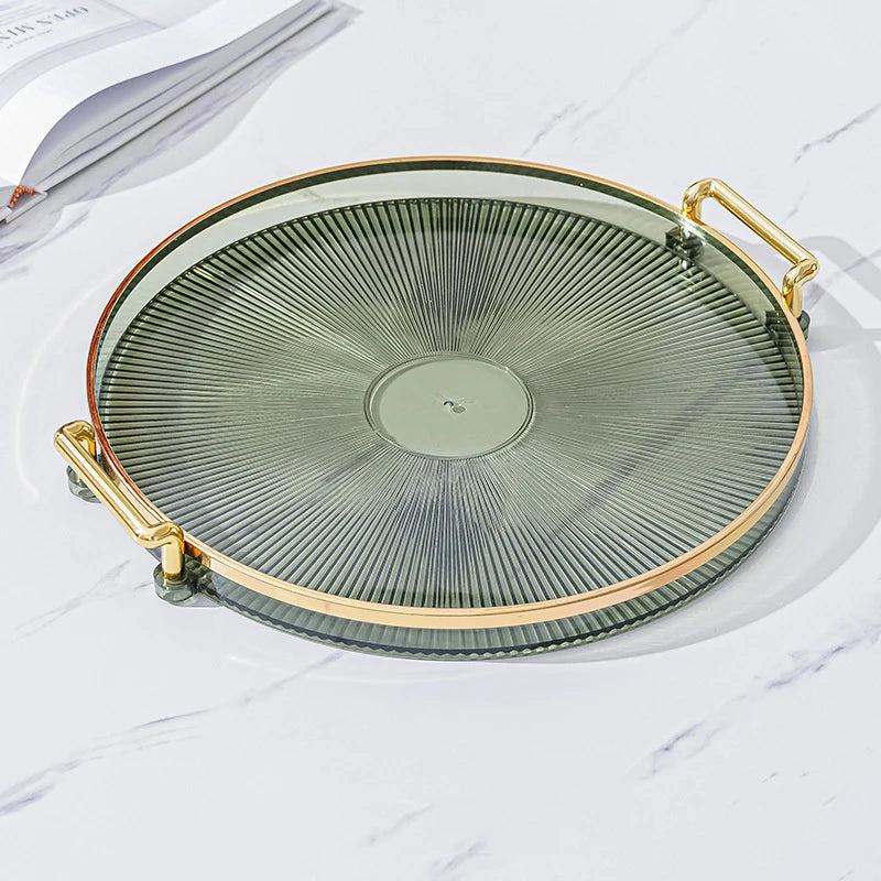 Round Acrylic Serving Tray