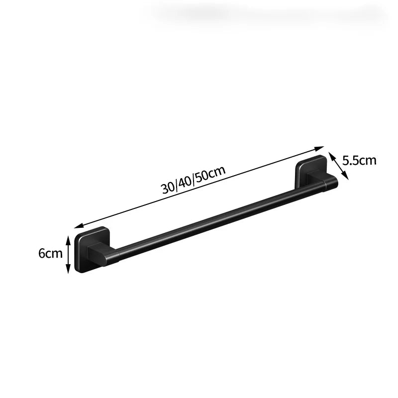 Modern Towel Rack - No-Drill