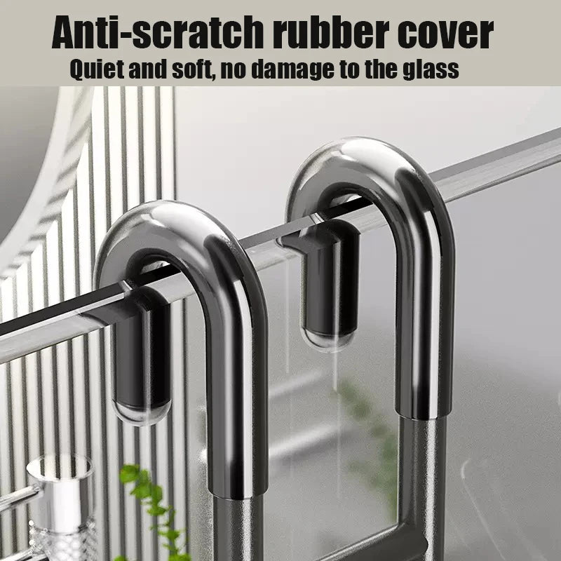 Stainless Steel S-Shape Shower Towel & Robe Hook