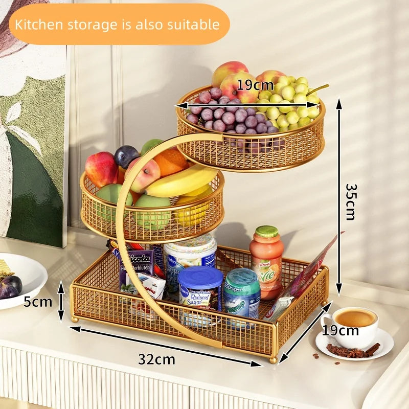 Multi-Layer Desktop Storage Rack