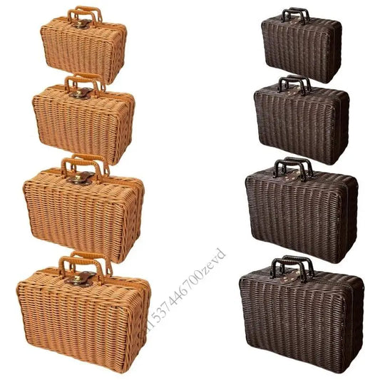 Portable Rattan Storage Case