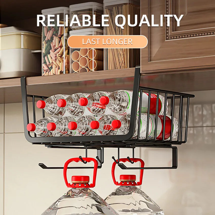 Under-Cabinet Sliding Storage Basket