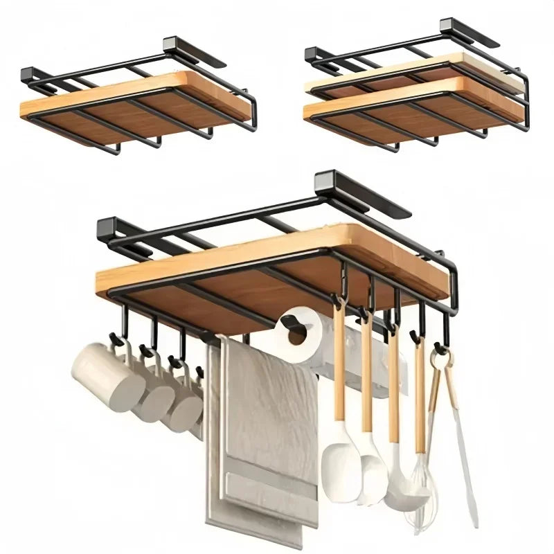 Under-Cabinet Hanging Storage Rack