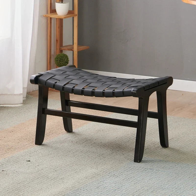 Handwoven Rattan Stool