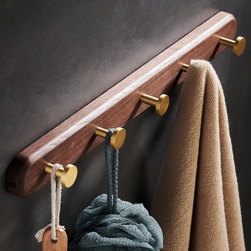 Wall-Mounted Wooden Coat Hook