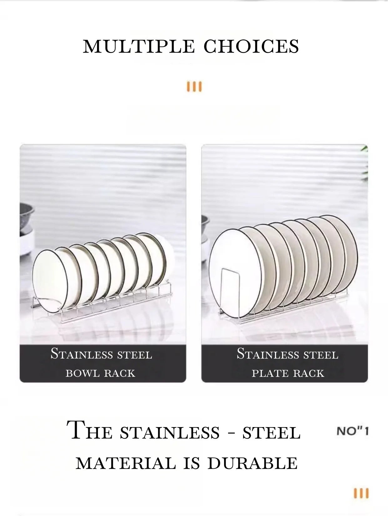 Stainless Steel Dish Draining Rack