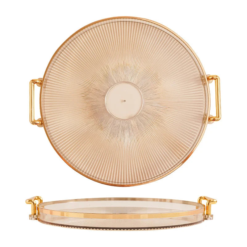 Round Acrylic Serving Tray