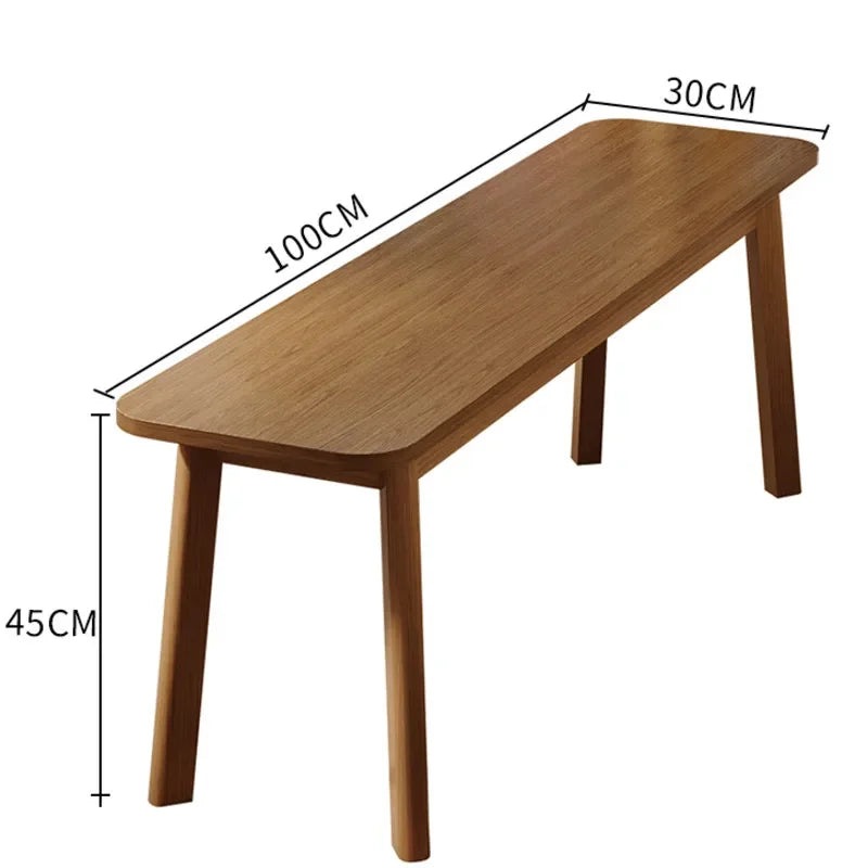 Walnut Bed Tail Stool Household Double Dining bench Can Sit Type Change Shoe Stool Fitting Room Rest Stool Chinese Style