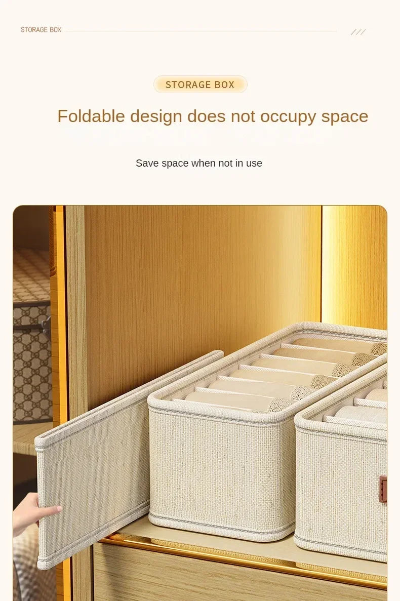 Multifunctional Foldable Drawer Organizer