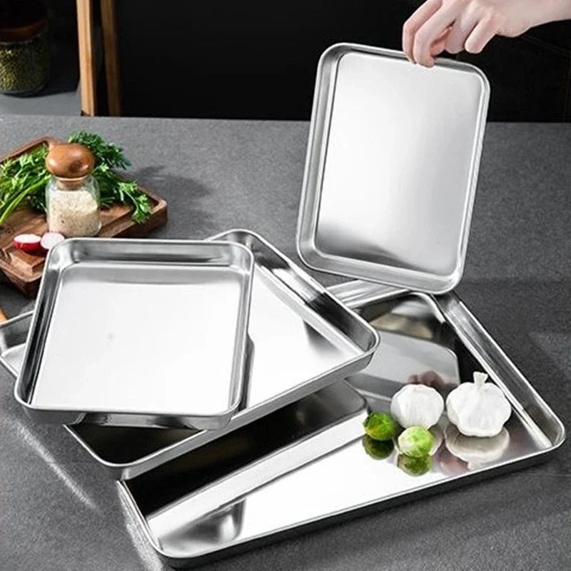 Stainless Steel Serving Tray