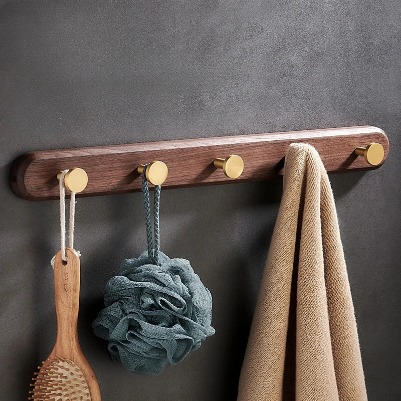 Wall-Mounted Wooden Coat Hook
