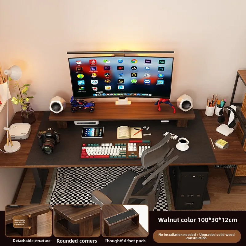 Wooden Desktop Monitor Stand