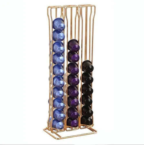 Rotating Coffee Capsule Storage Tower