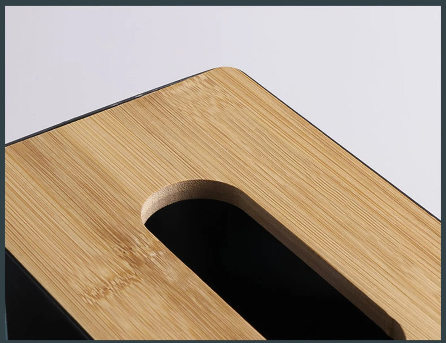 Wood & Bamboo Tissue Box