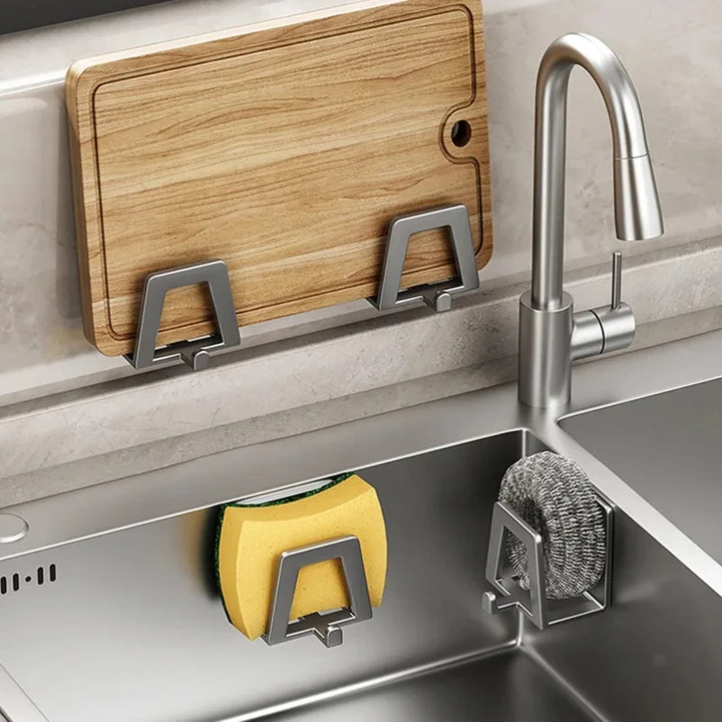 Carbon Steel Self-Adhesive Sponge Holder