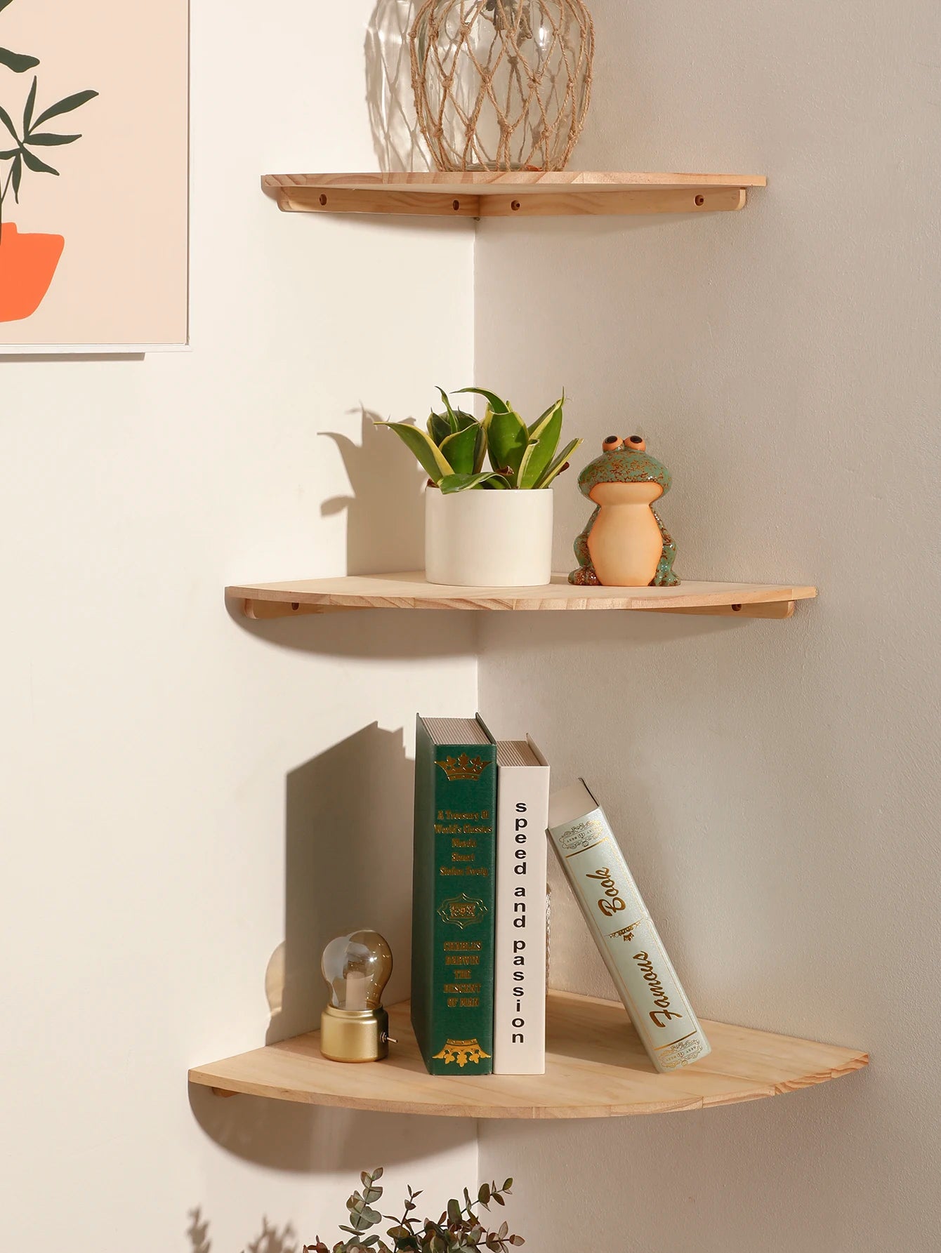 Corner Floating Shelf