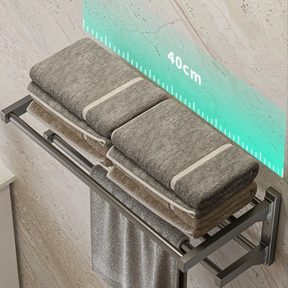 Wall-Mounted Towel Rack