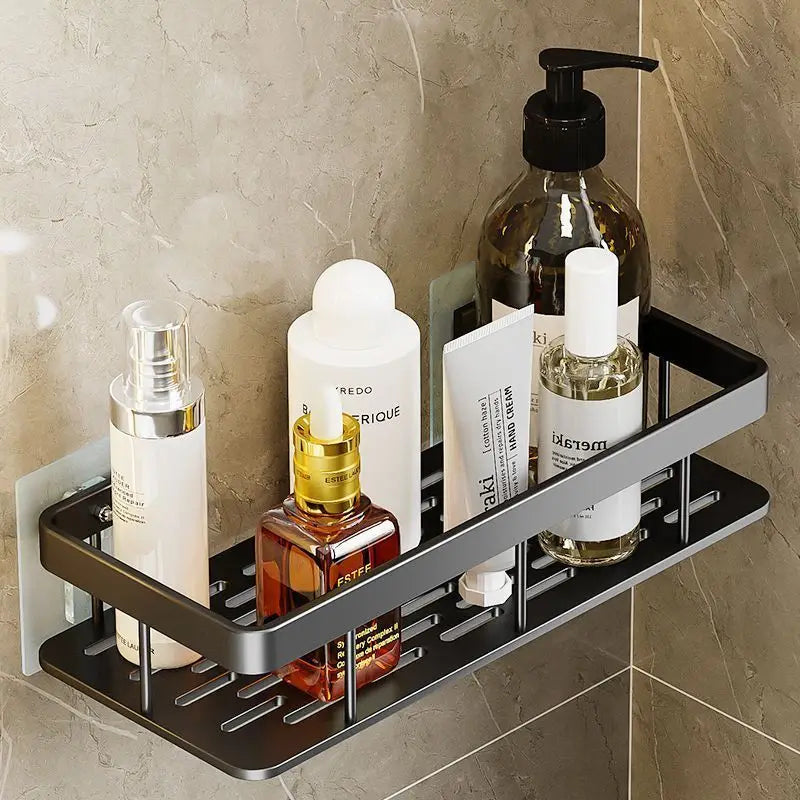 Sleek No-Drill Wall Shelf