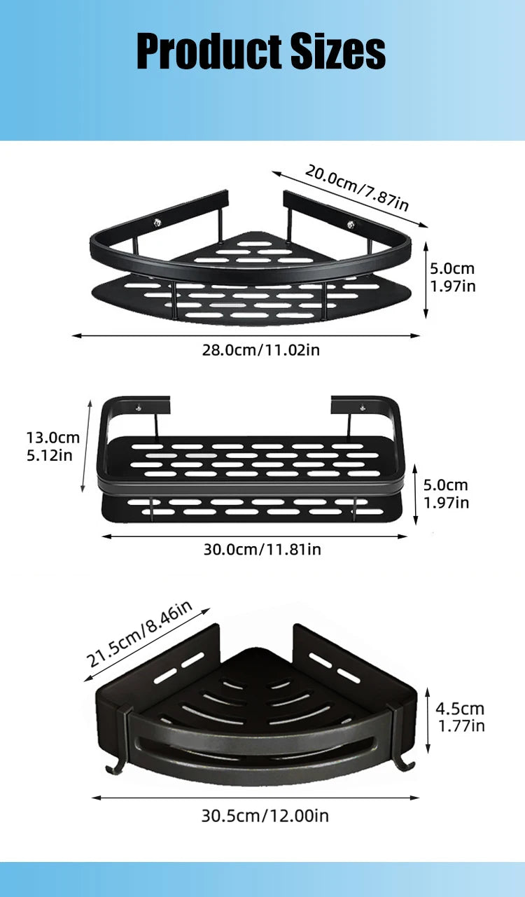 Modern Aluminium Bathroom Rack