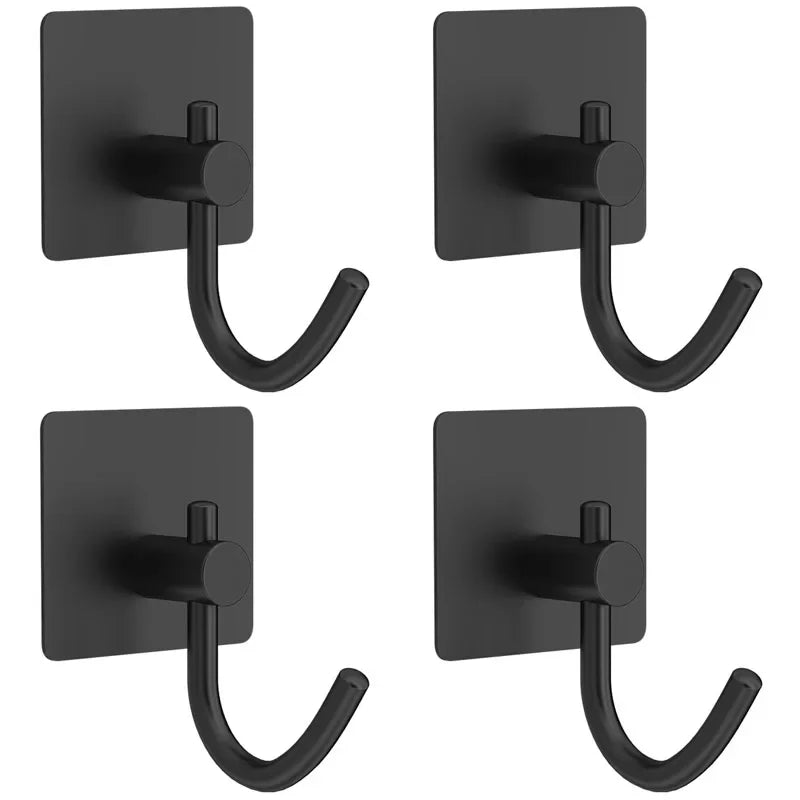 Modern Stainless Steel Adhesive Robe Hooks