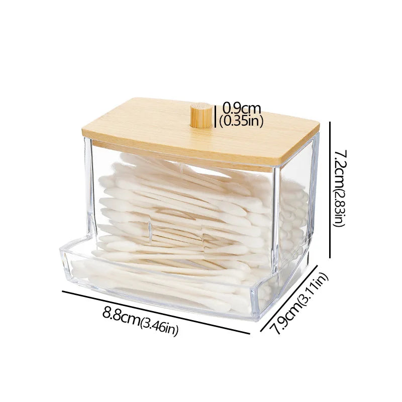 Clear Bathroom Storage Jar