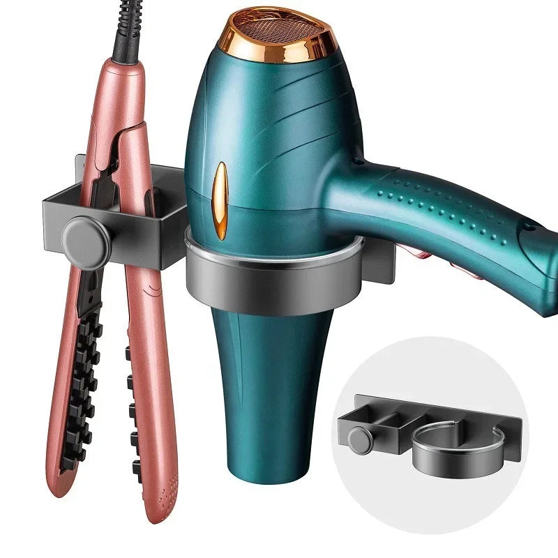 Wall-Mounted Hair Dryer Holder