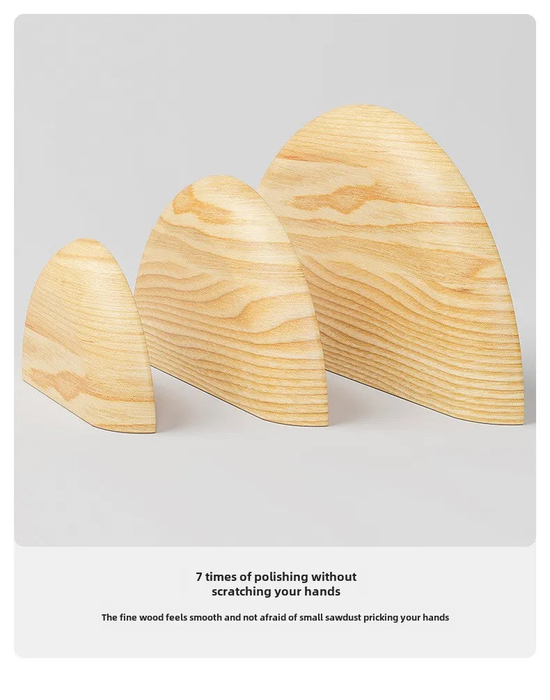 Wall-Mounted Wooden Shelf