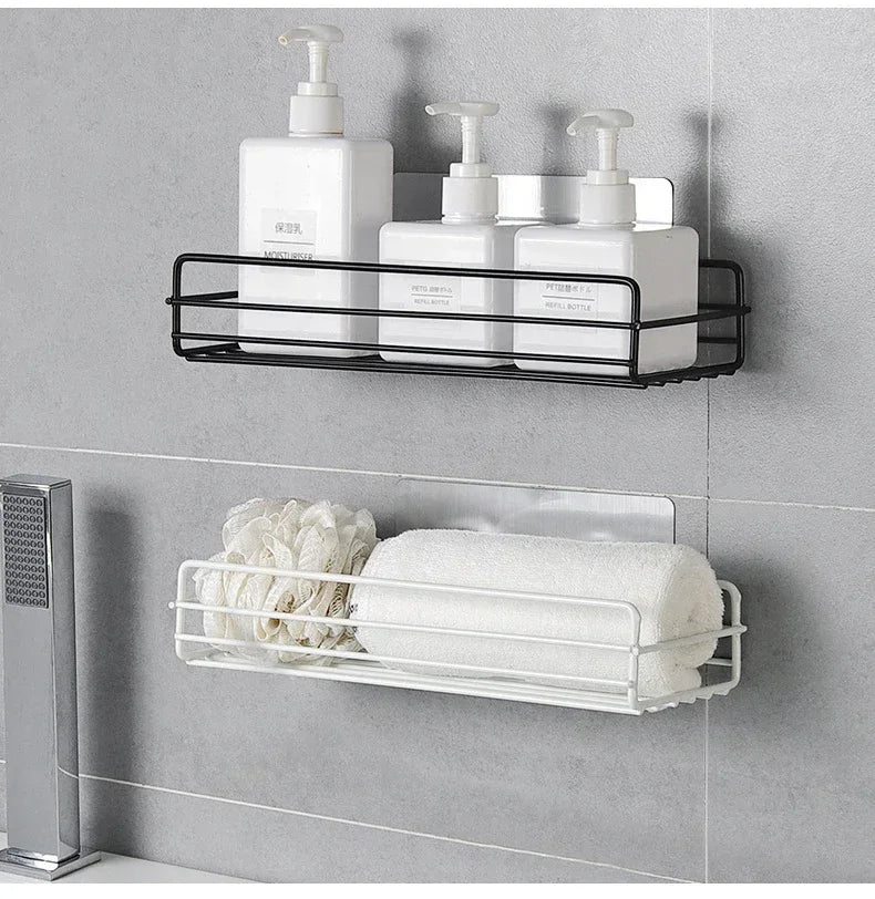 Corner Wall-Mounted Bathroom Shelf