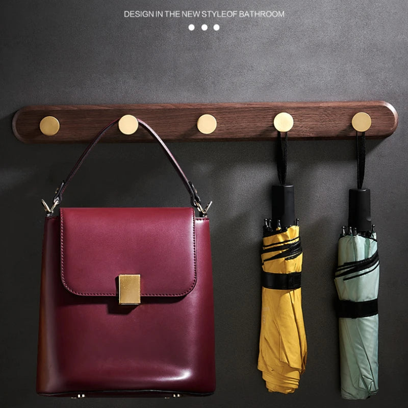 Wall-Mounted Wooden Coat Hook