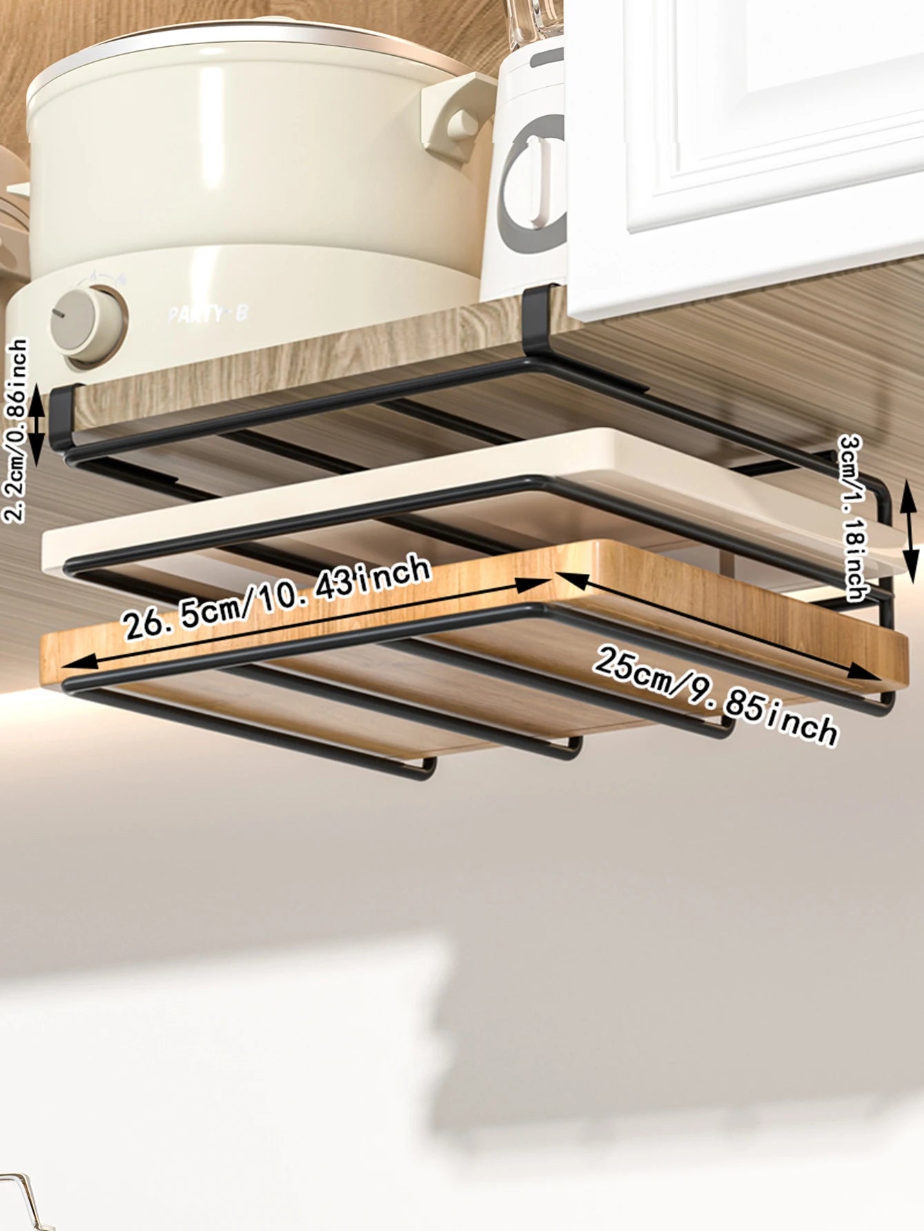 Under-Cabinet Hanging Rack